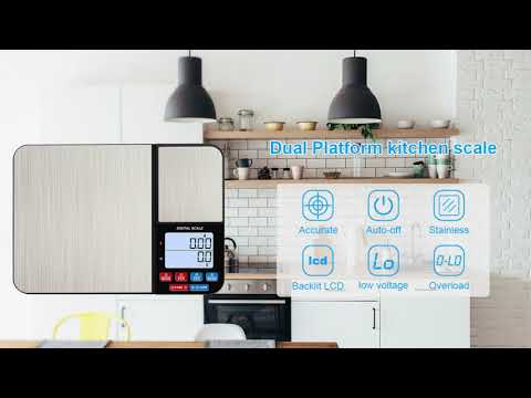 Кухненска везна DualMeasure с две платформи, до 5 кг., 12 мерни единици