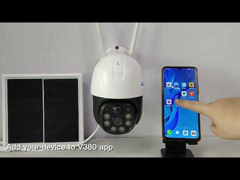 PTZ Соларна 4G камера със сим карта, 2MP, HD 1080P, Аларма, Слот за SD карта, Аудио връзка