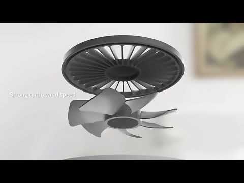 Преносим пречиствател за въздух с вградена батерия 10000mAh Airi, Йонизатор, CADR 56.8м³/ч, До 15 кв.м