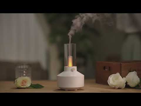 Дифузер за етерични масла, Арома дифузер и овлажнител, Retro, 150 мл, USB кабел