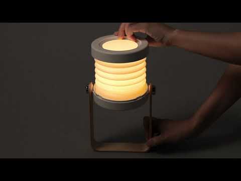 Сгъваема LED лампа за къмпинг Fold, Батерия 1200mAh, 360 градуса въртене, USB зареждане