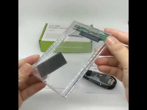 Прозрачна кутия за хард диск, 2.5" HDD Case USB 3.0