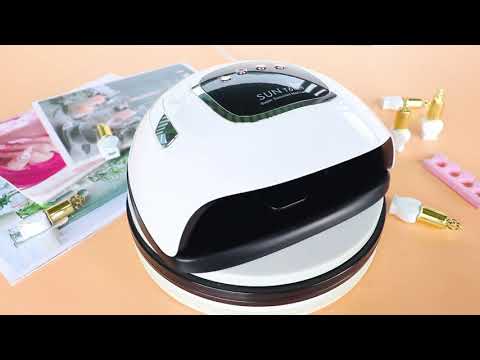 Професионална лампа за маникюр Sun T6 Max, 220W с 57 LED светлини