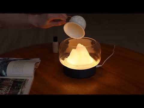 Дифузер за етерични масла и овлажнител, 7 LED светлини, Mountain,  400 мл
