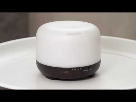 Дифузер за етерични масла 500ml с дистанционно, Светещ със 7 цвятa - Atron