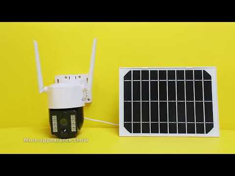PTZ Соларна камера за видеонаблюдение със SIM карта, 4G, 2MP, 1920х1080, Аларма, Слот за SD карта