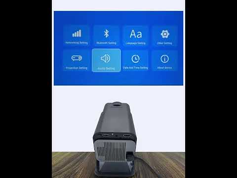 Проектор за домашно кино Prism, FHD 1080P, 390 ANSI, Android 11.0, 180° ротация, WiFi 6