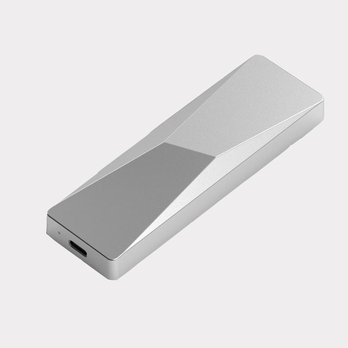 Външна кутия за M.2 диск/SSD USB3.1 Type C to M.2 NVMe PCIE, Алуминиева, Atron PC280A - Atron